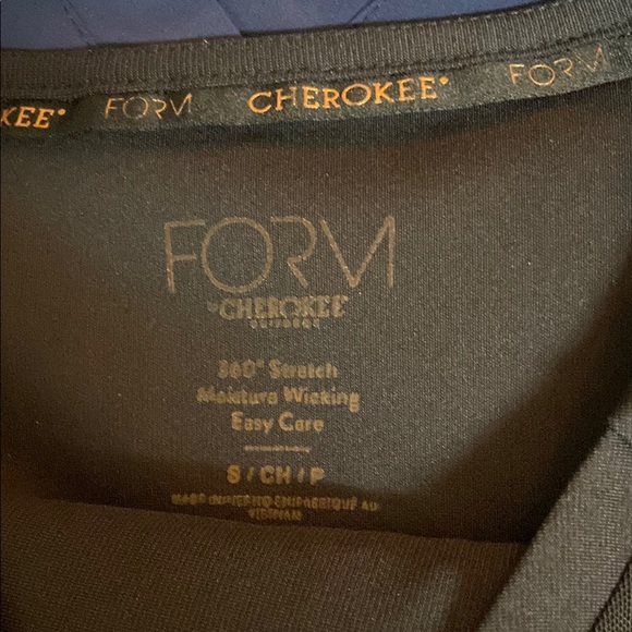 Assorted Scrub Tops - Black, Blue, Purple - Picture 3 of 8